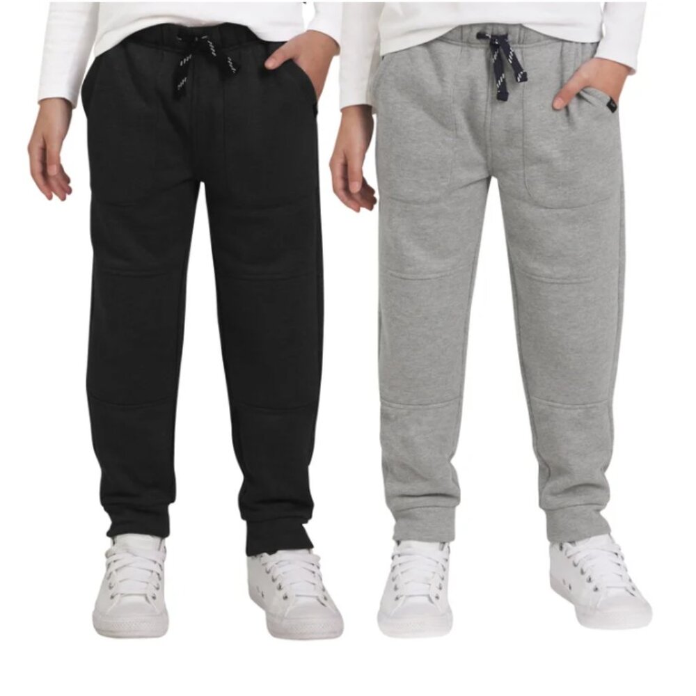 NWT Lee Youth Black and Gray 2-pack Jogger Size XS